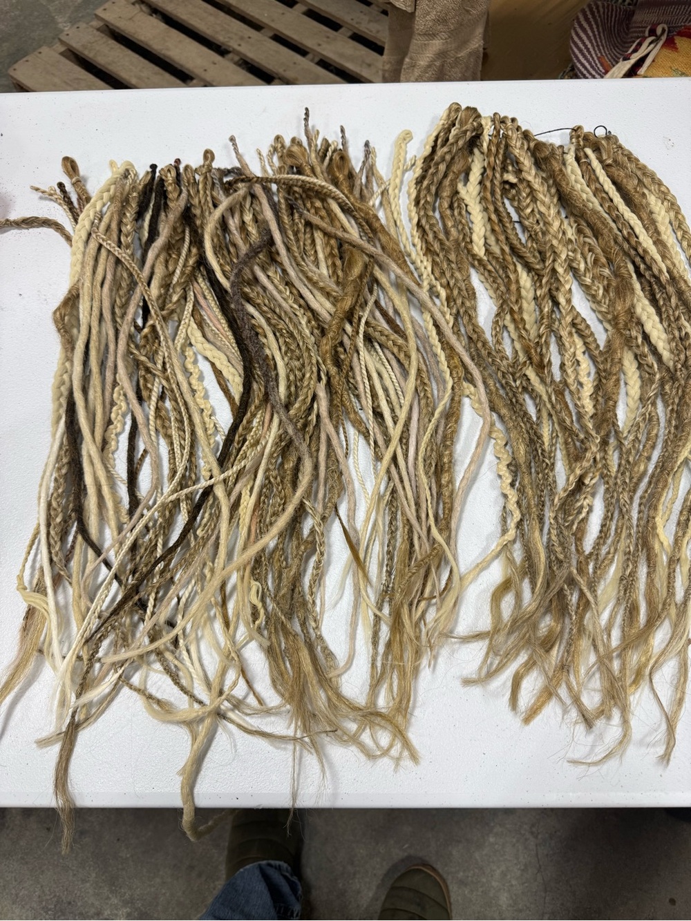 Synthetic dreads and Braided Hair Extensions Set (106 pieces)